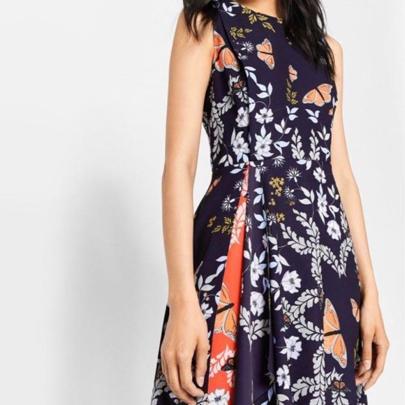 Ted Baker London Kyoto Gardens Dress Size 6 NWT - Picture 2 of 4